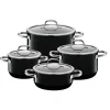 Silit Kochtopfset Passion Black, 4-teilig 16