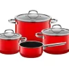 Silit Kochtopfset Passion Red Mit Stielkasserolle, 4-teilig 5