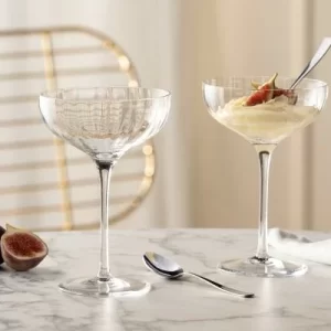Leonardo Dessertschale A. Fuß POESIA 8-teilig Löffel 6
