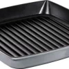 Staub Grillpfanne Mit Seitengriffen Quadratisch In Graphitgrau 16