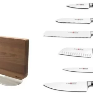Wüsthof Magnet-Messerblock Classic Ikon Mit 6 Teilen 6