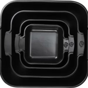 Appolia Auflaufform Quadratisch In Satin-schwarz 36 Cm / 5,4 Liter 25