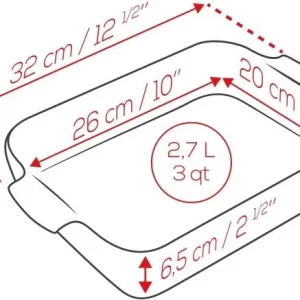 Appolia Auflaufform Rechteckig In Senfgelb 25 Cm / 1,4 Liter 32