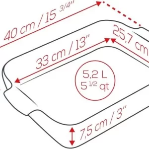 Appolia Auflaufform Rechteckig In Senfgelb 25 Cm / 1,4 Liter 36