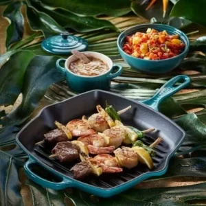 Le Creuset Grillpfanne Signature Quadratisch In Karibik 6