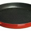 Staub Grillpfanne Rund Mit Seitengriffen In Kirschrot 22 Cm 16